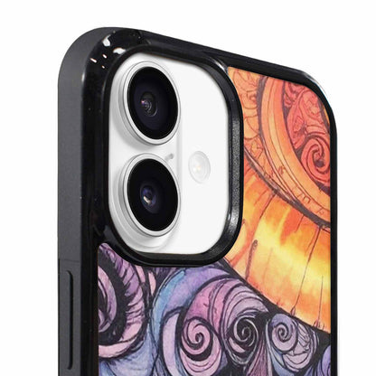 iPhone 17 Case — Tie Dye Swirls (black Tie Dye, Personalized Phone Case