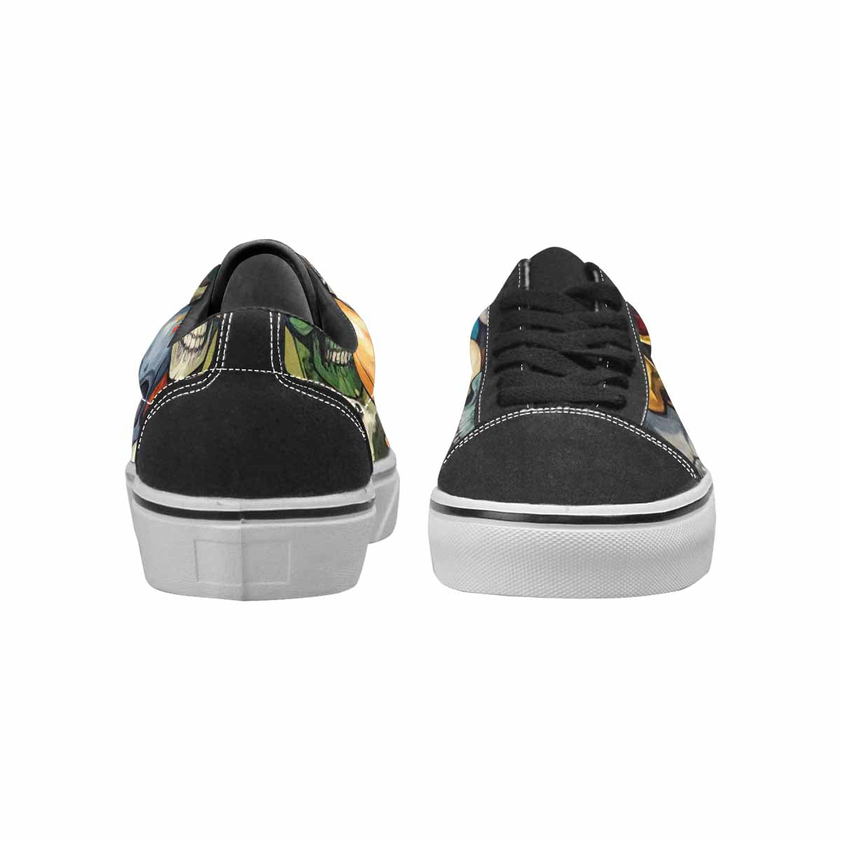 WOMEN'S Skulls Lace-Up Canvas Aesthetic Shoes