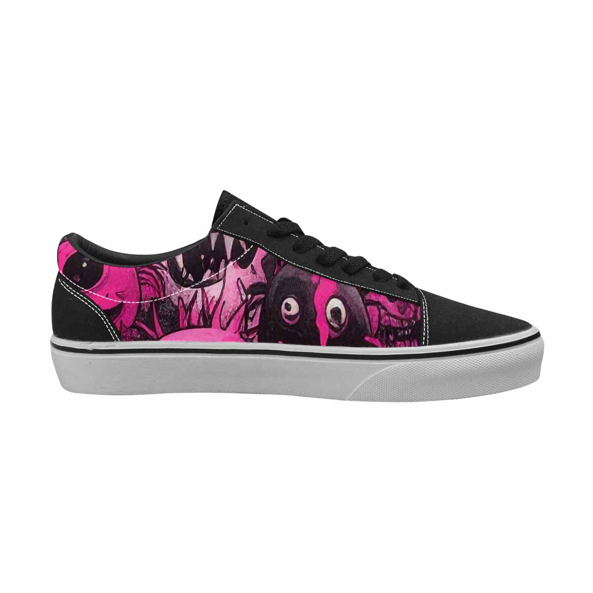 WOMEN'S Monsters (general) Lace-Up Canvas Dark Academia Sneakers