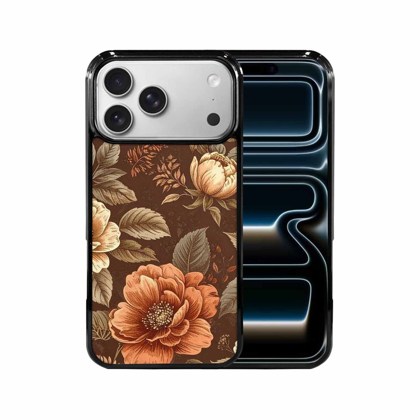 iPhone 17 Pro Max Case — Vintage Botanical Art Pattern Floral, Personalized Phone Case