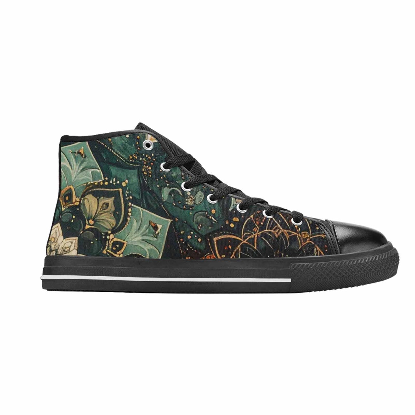 MEN'S Mandala High Top Canvas Vivid Sneakers