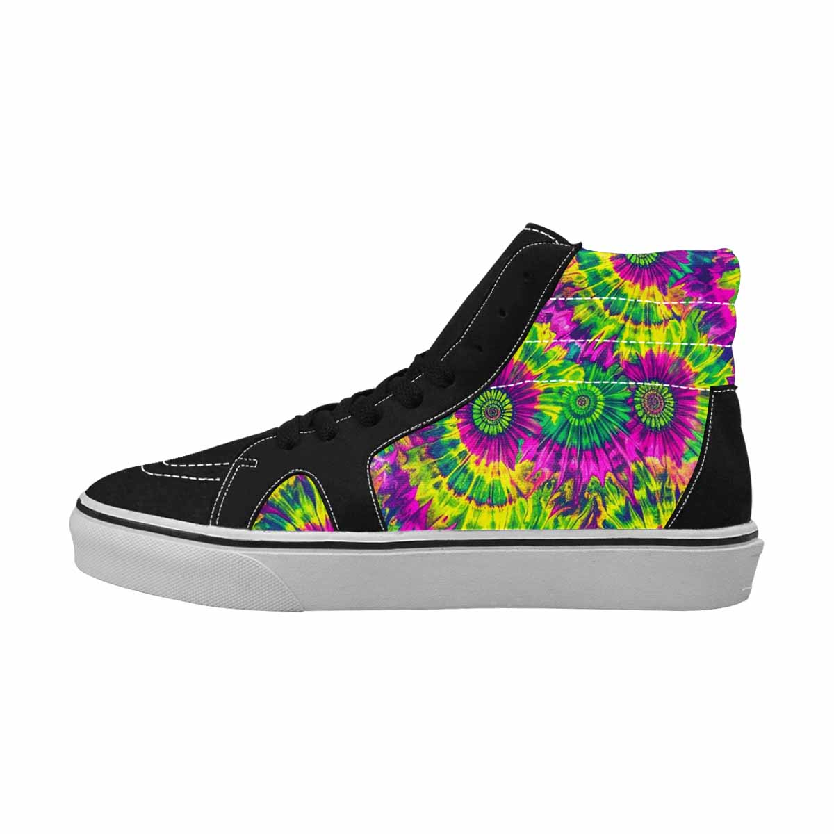 WOMEN'S Tie Dye - High Top Canvas Surreal Shoes