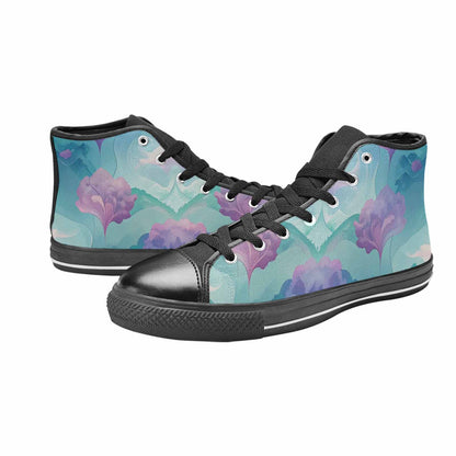 MEN'S Surrealist Dreamscape High Top Canvas Cottagecore Custom Sneakers
