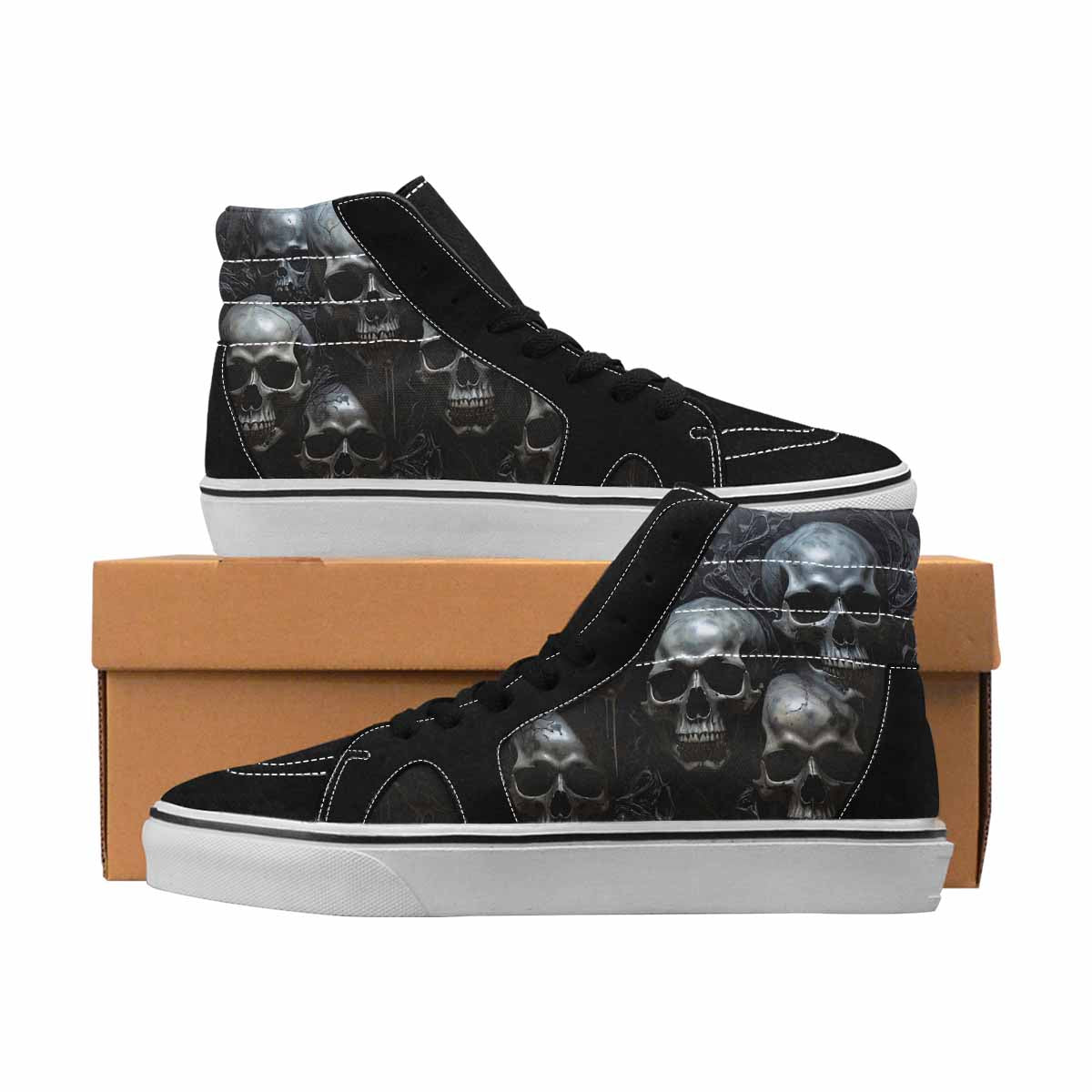 MEN'S Skull Dark Art Gothic Print Skull 5 Ferion