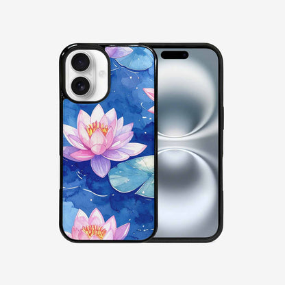 iPhone 16 Case — Monet Water Lilies Painting Pattern, Custom Designed Case Cover