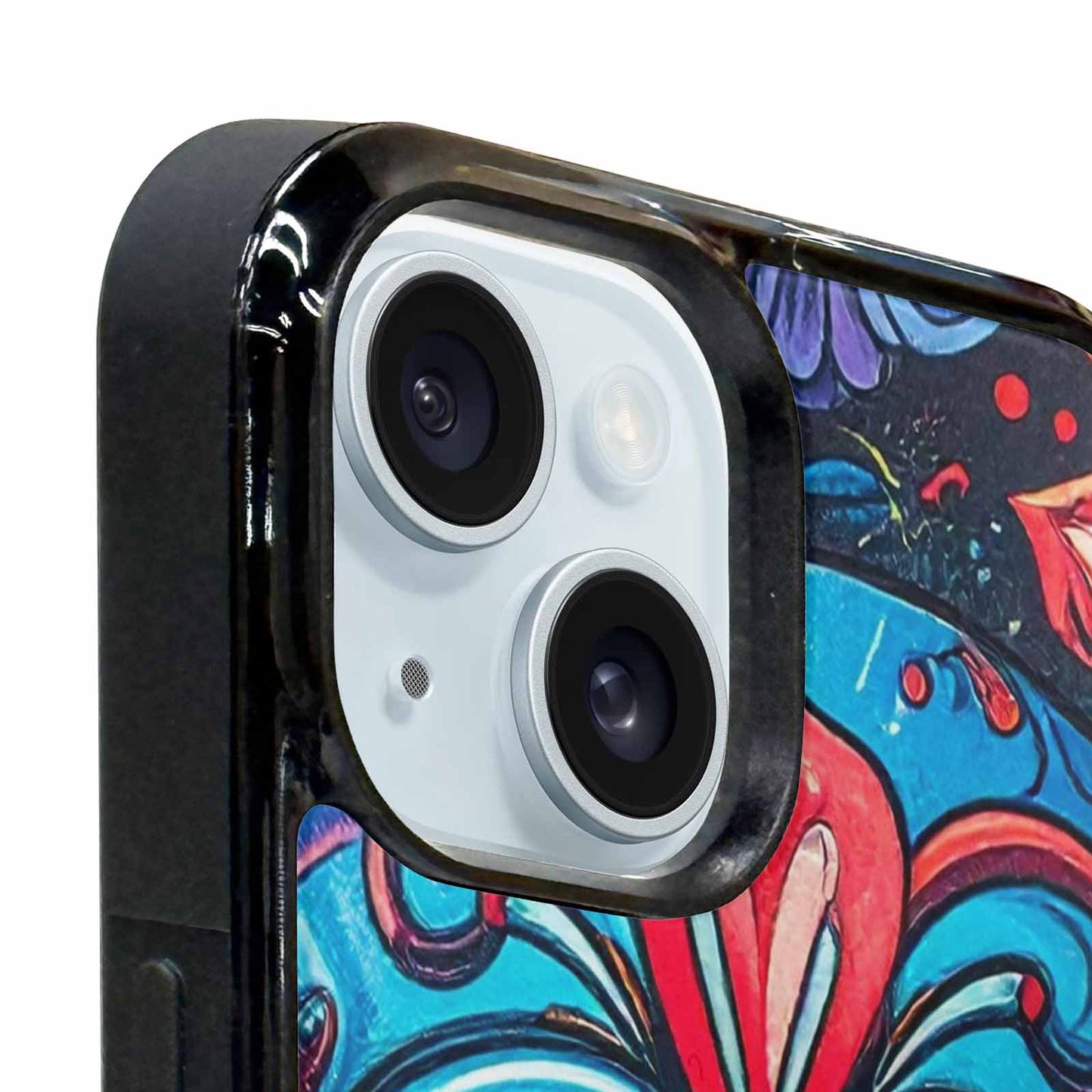 iPhone 15 Plus Case — Graffiti Skull, Custom Print Case Cover