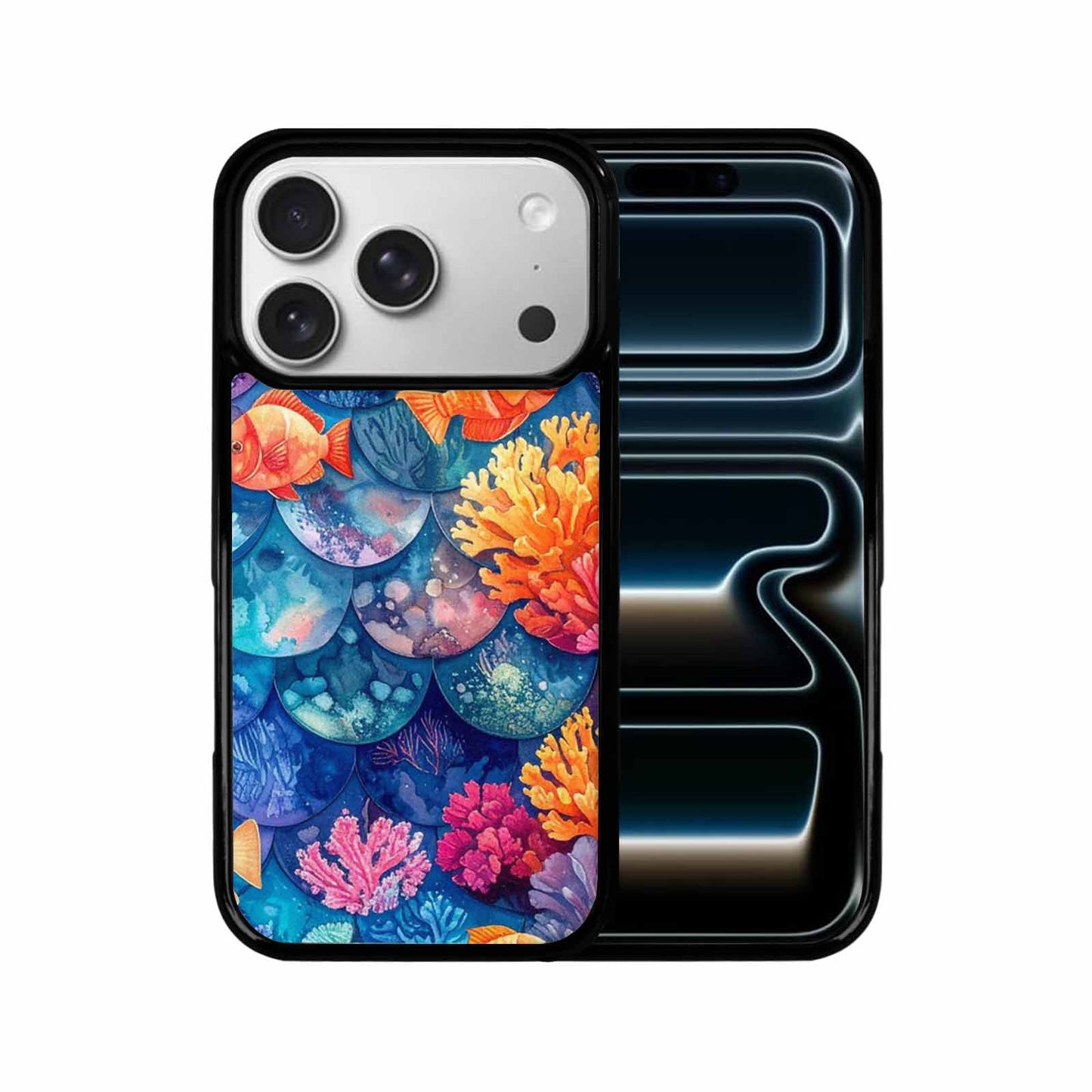 iPhone 17 Pro Case — Small Fish Scale And Coral Original, Custom Print Case Cover