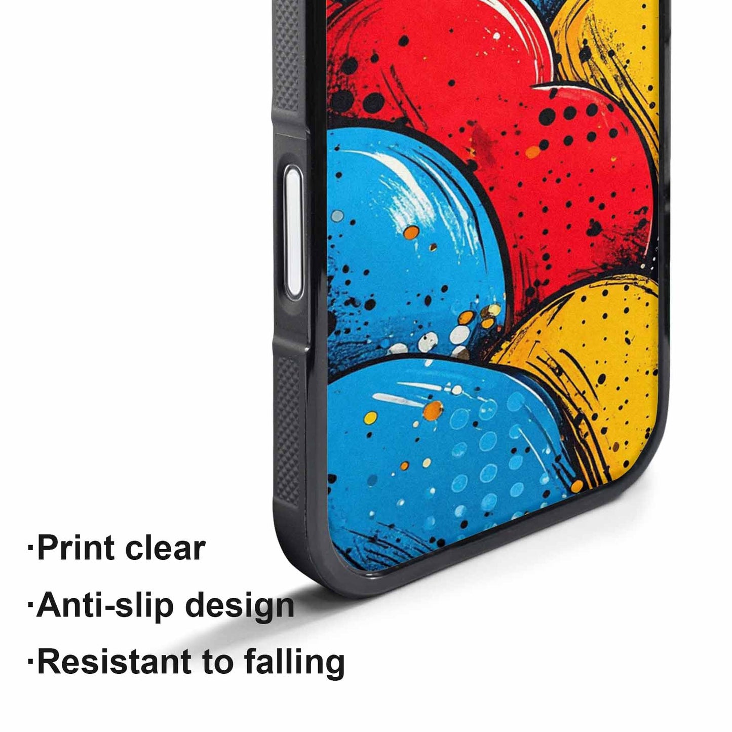iPhone 17 Pro Max Case — Small Comic Book Halftone Original Art, Custom Art Phone Cover