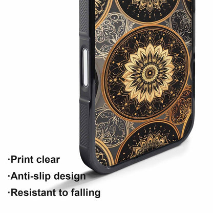 iPhone 17 Pro Case — Small Mandala Pattern Randomly Varying Floral, Custom Made Phone Cover