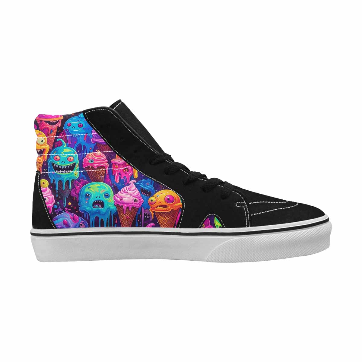 MEN'S Ice Cream Monsters  High Top Canvas Dreamlike Shoes