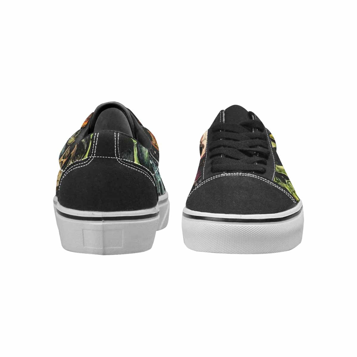 WOMEN'S Rainbow From Skull S Lace-Up Canvas Dreamlike Custom Shoes