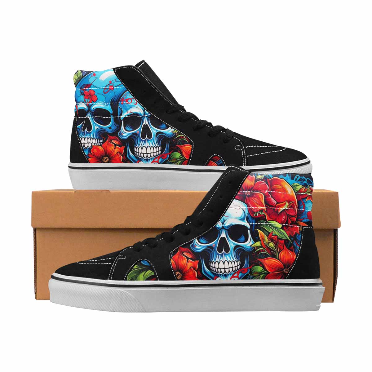 MEN'S Vibrant Skull Pattern 25 Ferion