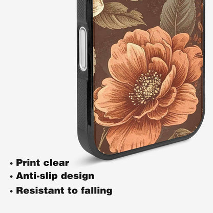 iPhone 16 Plus Case — Vintage Botanical Art Pattern, Custom Print Case Cover