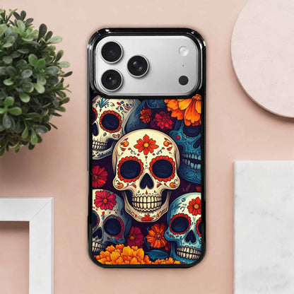 iPhone 17 Pro Max Case — Skull Dark Art Gothic Print Gothic, Unique Phone Case Design