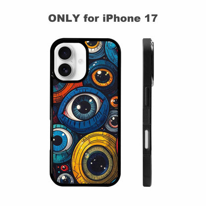 iPhone 17 Case — Cartoon Eyeballs Cartoon Cute, Original Design Phone Case