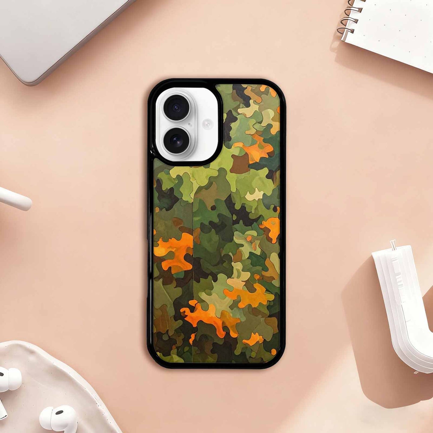 iPhone 17 Case — Small Military Camouflage Blotch Camo, Original Design Phone Case