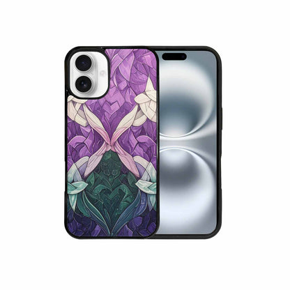 iPhone 16 Plus Case — Genderqueer Flag Color Theme Small Rainbow, Original Design Phone Case