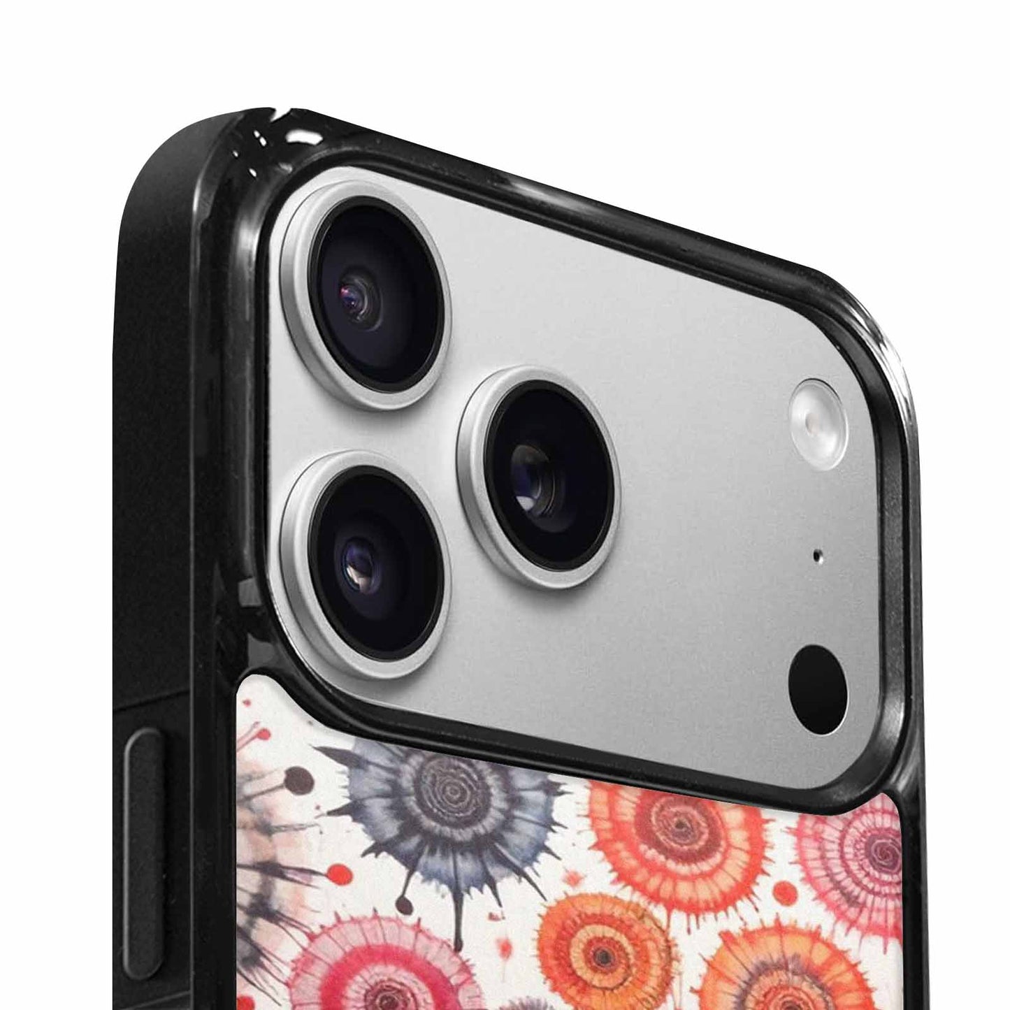 iPhone 17 Pro Max Case — Tie Dye Swirls Black Tie Dye, Custom Print Case Cover