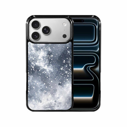 iPhone 17 Pro Max Case — Galaxy Art Silver White Galaxy Space, Personalized Phone Case
