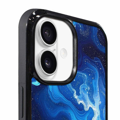 iPhone 17 Case — Galaxy Art Blue Starfield Galaxy Space, Custom Print Case Cover
