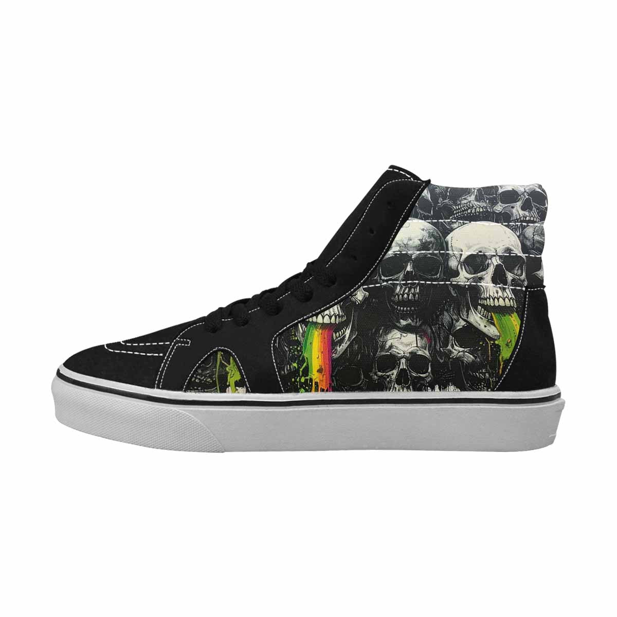 MEN'S Rainbow From Skull S High Top Canvas Dreamcore Shoes