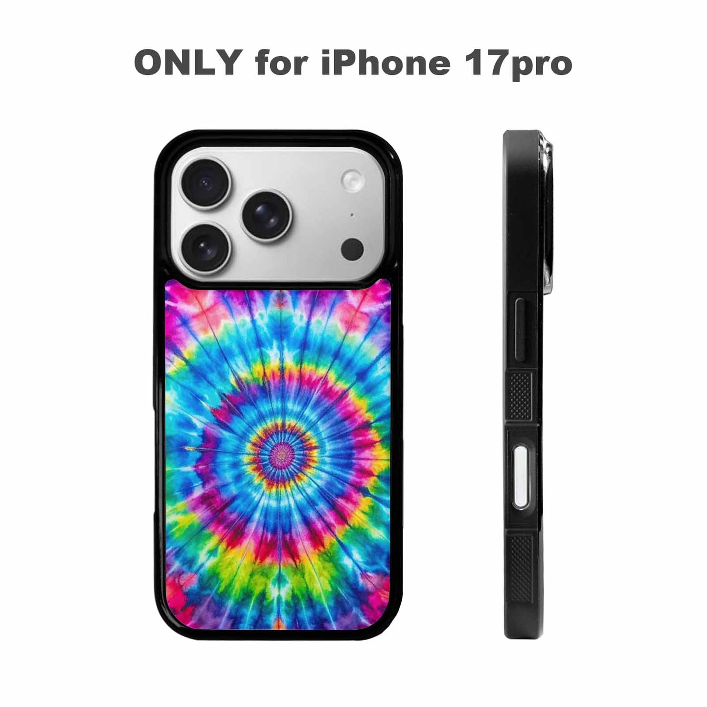 iPhone 17 Pro Case — Tie Dye Acid Wash Color Tie, Custom Print Case Cover