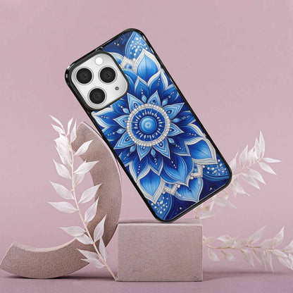 iPhone 15 Pro Max Case — Mandala Bohemian Print Edge To Edge, Unique Phone Case Design