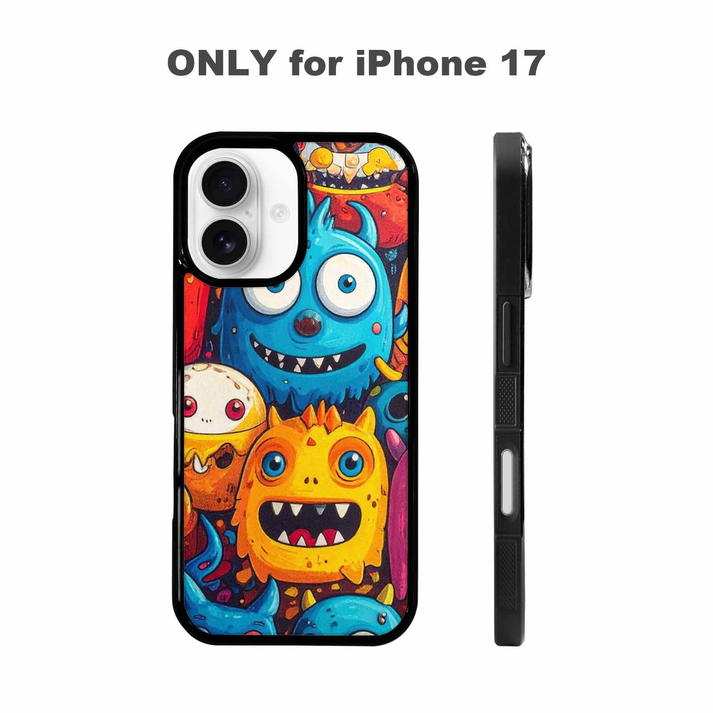iPhone 17 Case — Small Cartoon Monster Character Cartoon Cute, Custom Phone Case