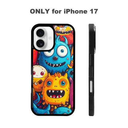 iPhone 17 Case — Small Cartoon Monster Character Cartoon Cute, Custom Phone Case