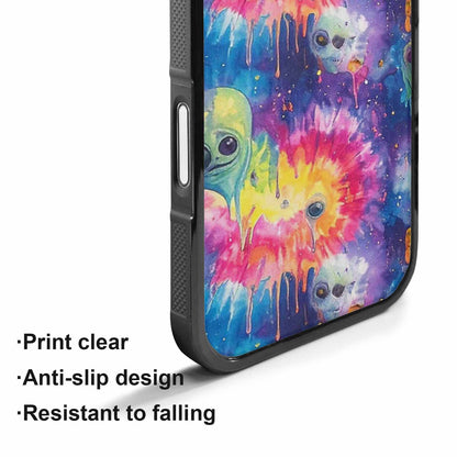 iPhone 17 Case — Aliens Tie Dyemelting Aliens Tie Dye, Custom Made Phone Cover