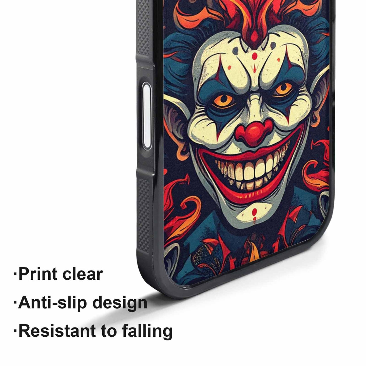 iPhone 17 Air Case — Evil Circus Heads Faces Overlapping Cartoon, Custom Art Phone Cover