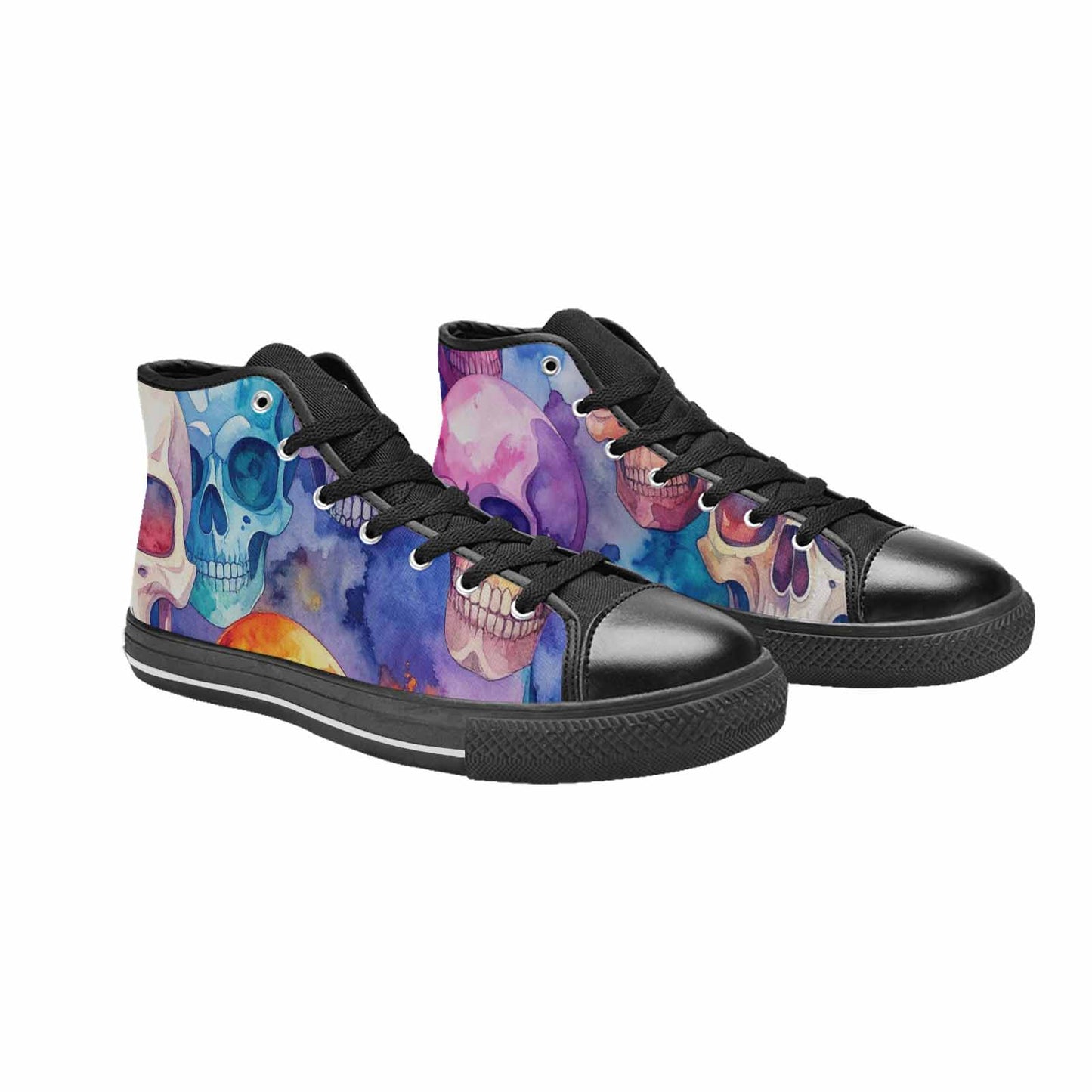 MEN'S Kulls - Watercolor High Top Canvas Grunge Shoes