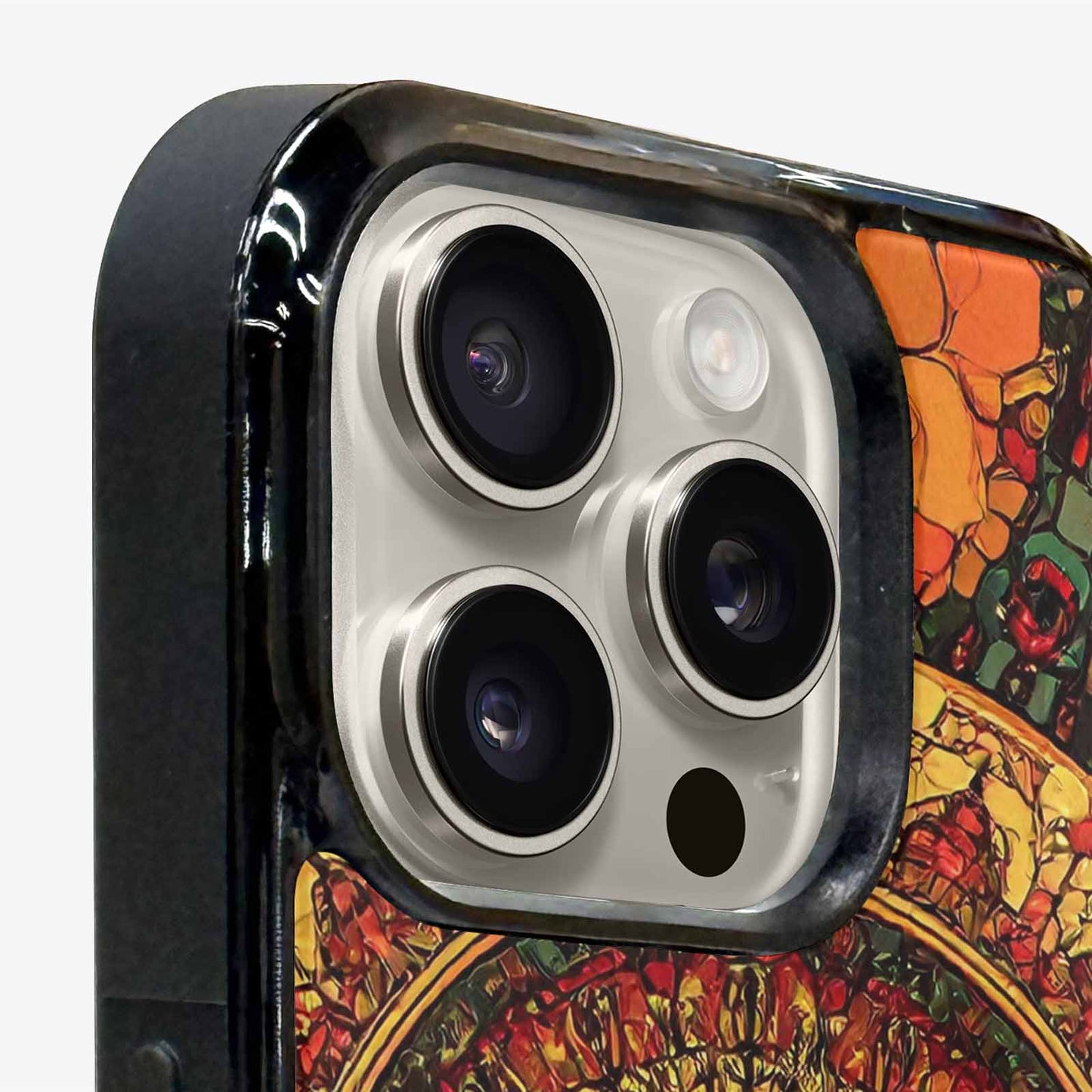 iPhone 16 Pro Case — Mandala Lions Art Seamless Pattern Vibrant, Custom Print Case Cover