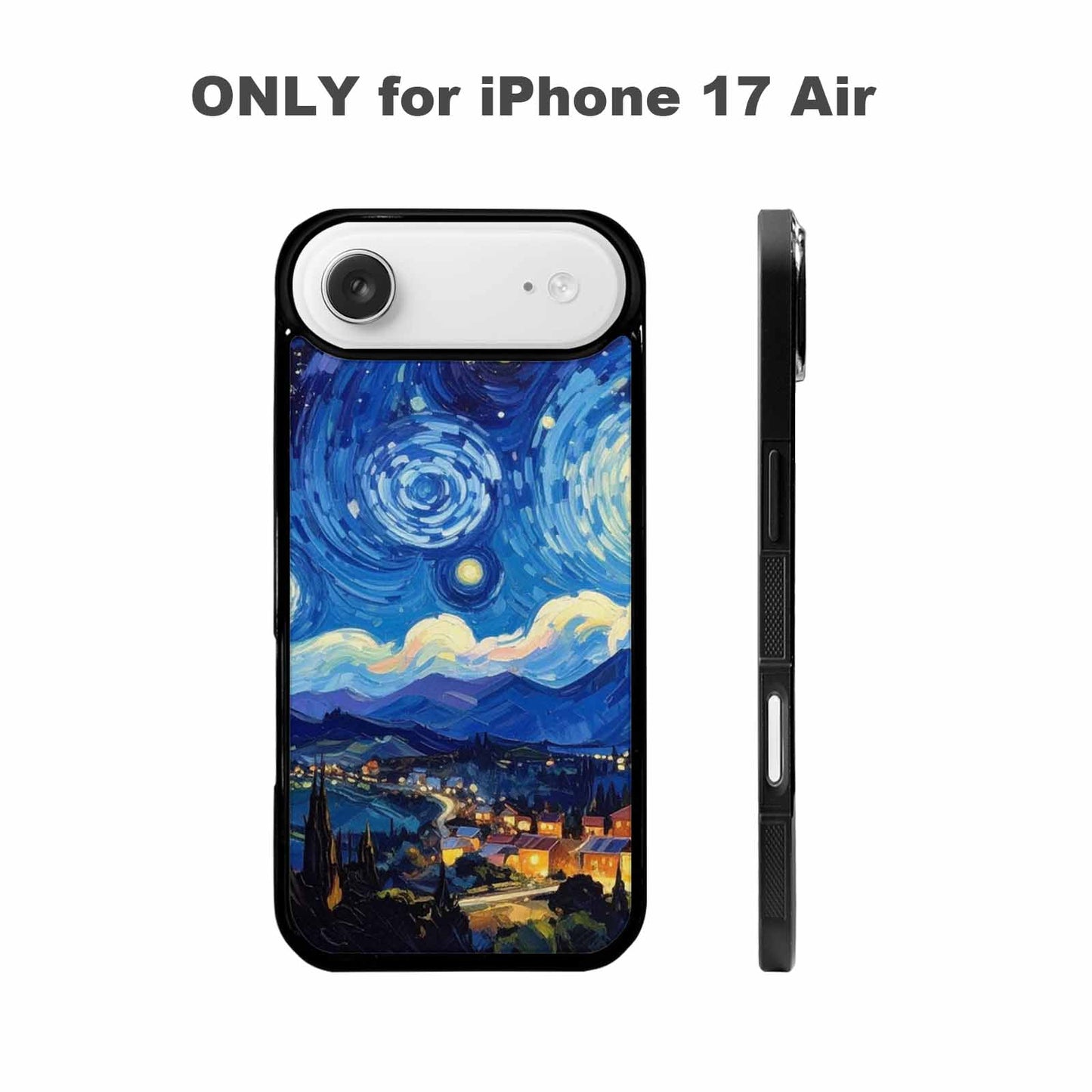 iPhone 17 Air Case — Starry Night Van Gogh Paint Galaxy, Customized Protective Case