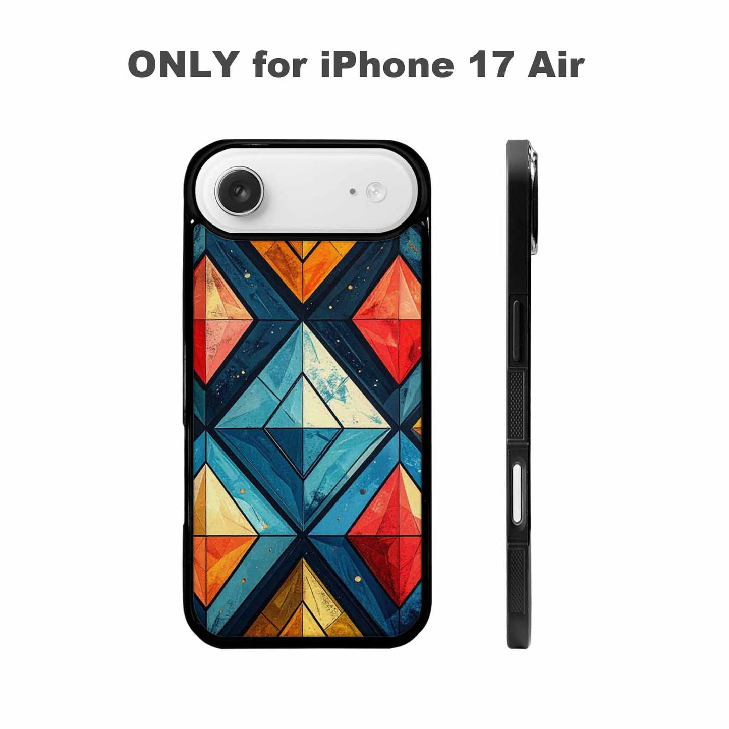 iPhone 17 Air Case — Vintage Summer Diamond Retro Vintage, Custom Printed Phone Case