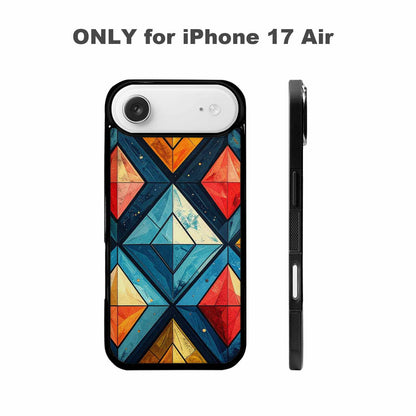 iPhone 17 Air Case — Vintage Summer Diamond Retro Vintage, Custom Printed Phone Case