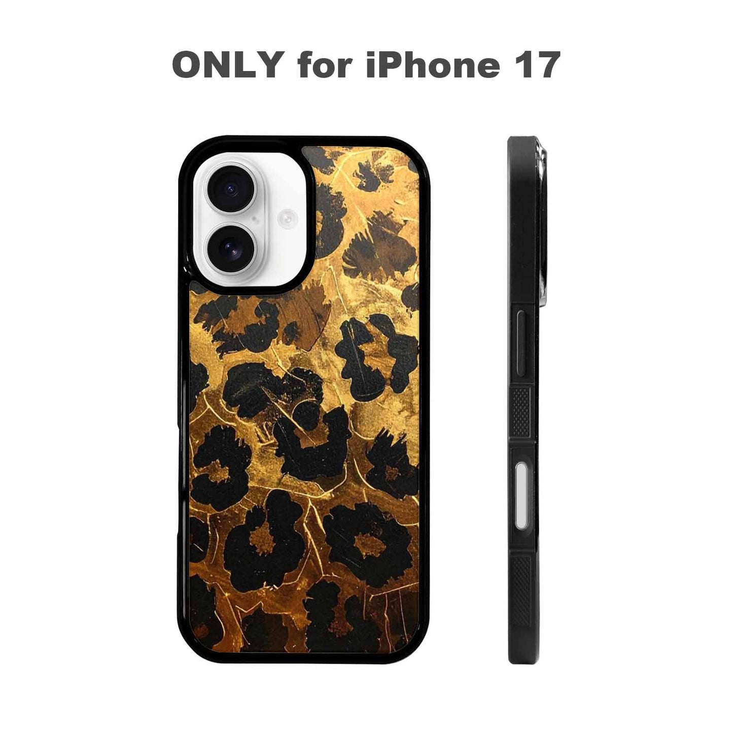 iPhone 17 Case — Animal Print Leopard Wallpaper Animal Print, Personalized Phone Case
