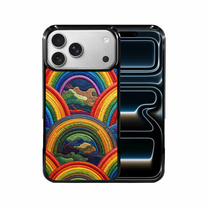 iPhone 17 Pro Max Case — Vivid Camo Rainbow Camo, Customized Protective Case
