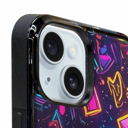 iPhone 15 Case — 80s Retro Motif 80s Retro Motifs, Unique Phone Case Design