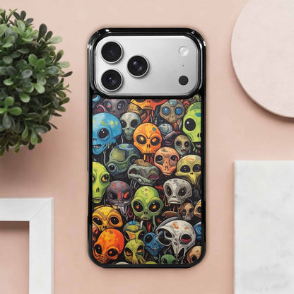 iPhone 17 Pro Max Case — Aliens Camo Aliens Alien Scifi, Custom Phone Case