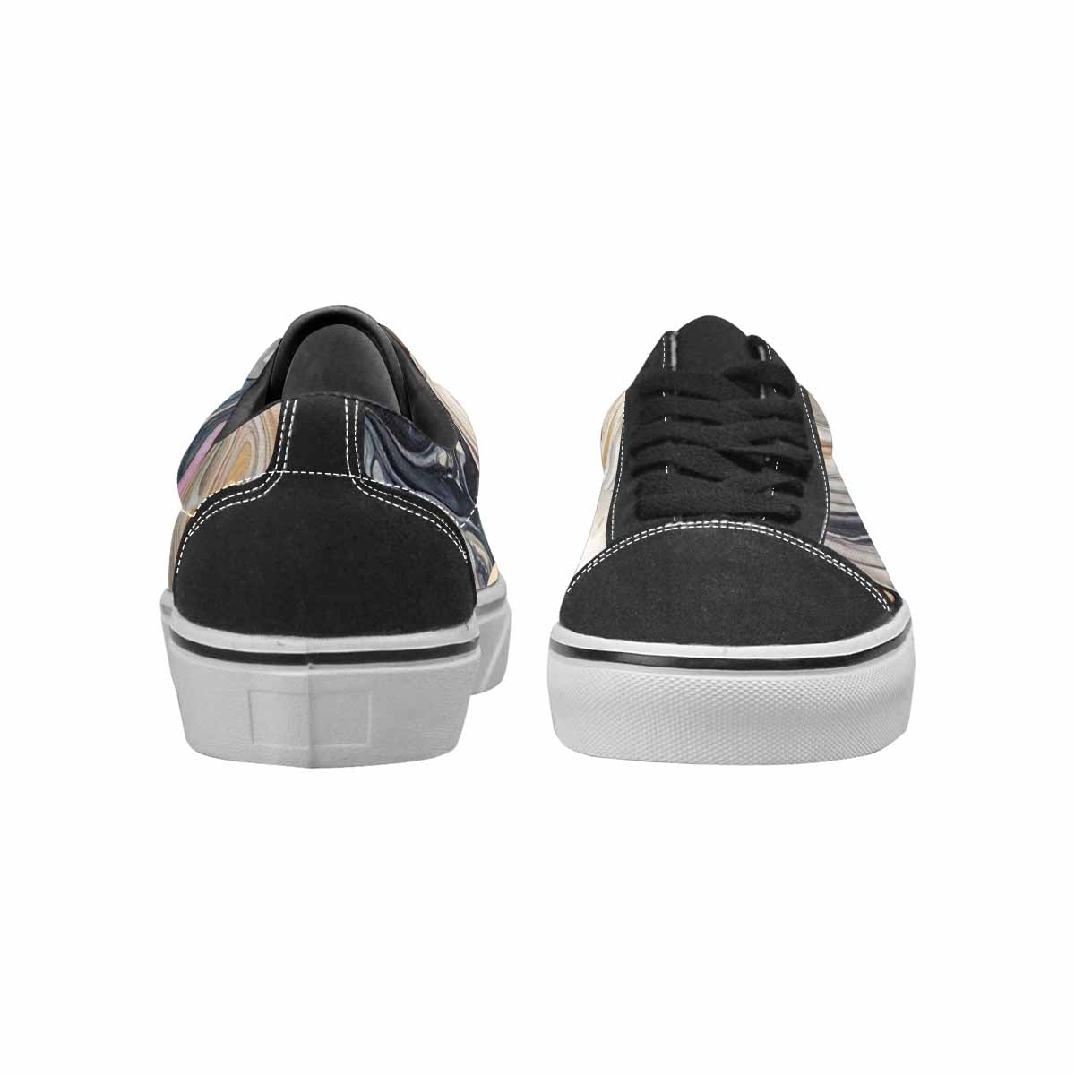 WOMEN'S Mushrooms Lace-Up Canvas Vivid Custom Sneakers