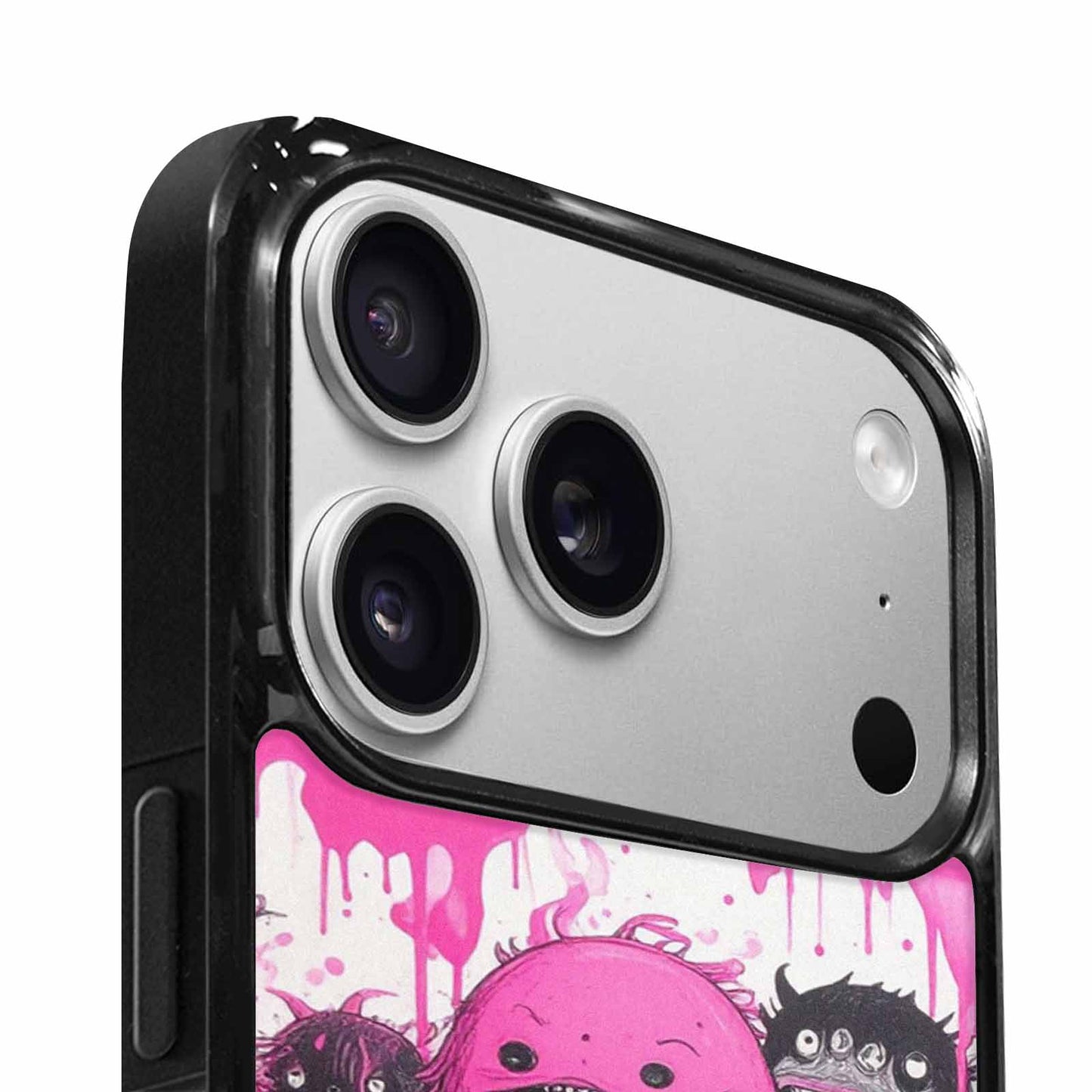 iPhone 17 Pro Max Case — Monsters (general) Black &amp; Cartoon Cute, Unique Phone Case Design