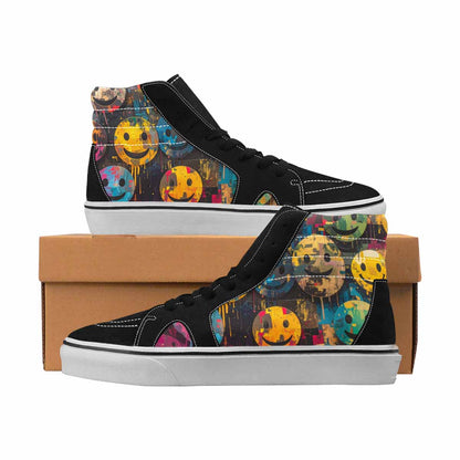 MEN'S Camo High Top Canvas Wearable Art Wallpaper Art Custom Canvas Shoes