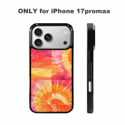 iPhone 17 Pro Max Case — Tie Dye Sunset Wash Tie Dye, Personalized Phone Case
