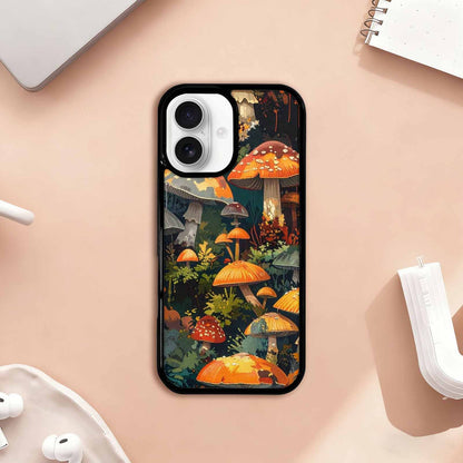 iPhone 17 Case — Mushrooms Camomushrooms Patter Camo, Custom Print Case Cover