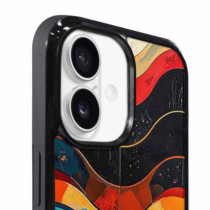 iPhone 17 Case — Retro Wave Scallop Stripe Small Retro, Custom Printed Phone Case