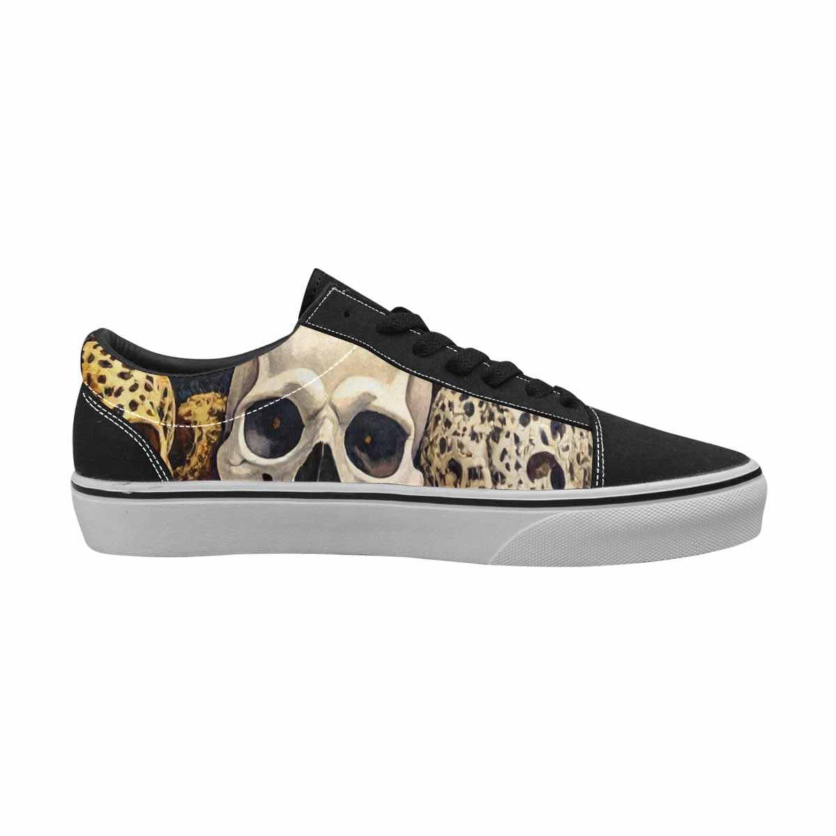 WOMEN'S Skulls Lace-Up Canvas Surreal Shoes
