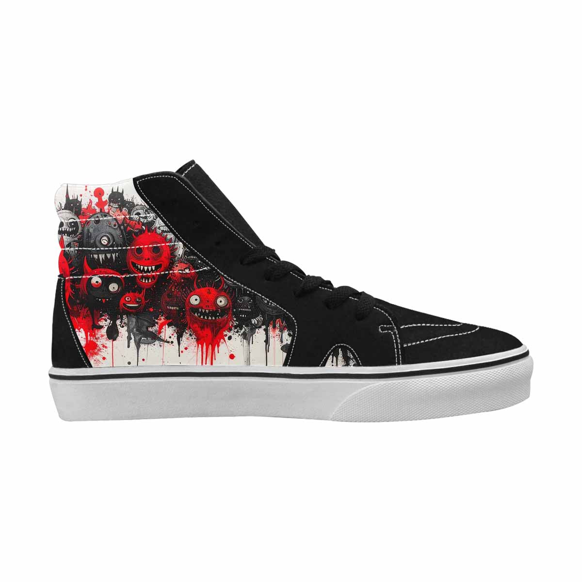 MEN'S Monsters (general) High Top Canvas Neon Fantasy Custom Shoes