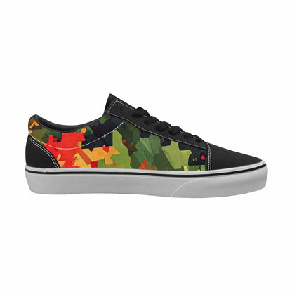 MEN'S Military Camouflage Blotch Canvas Lace-Up Y2K Custom Sneakers