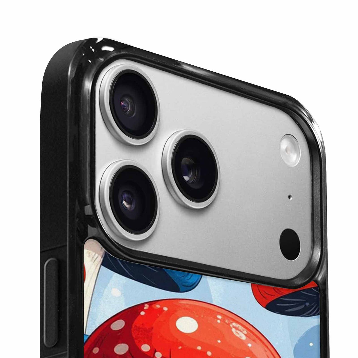 iPhone 17 Pro Case — Vivid Winter Mushroom Seamless Cartoon Cute, Custom Designed Case Cover